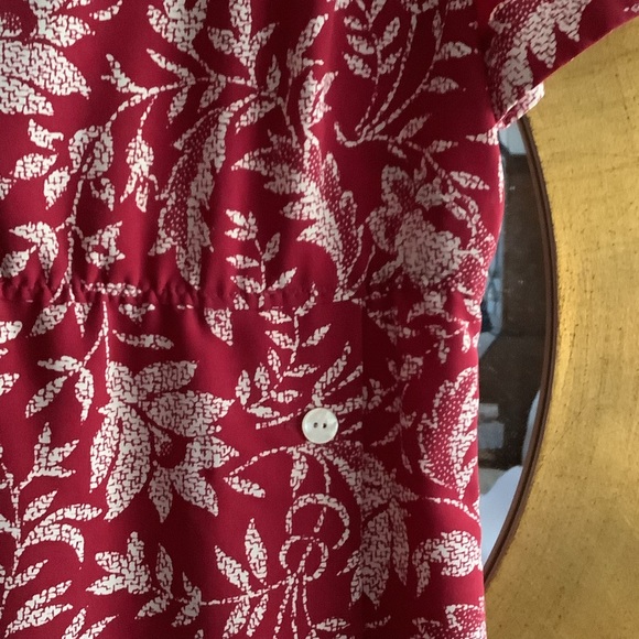 Talbots A-line Maxie side button dress-darts shape - Picture 5 of 6